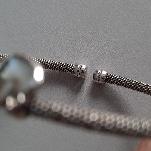 Vintage Tiffany & Co. Mesh Cuff Bracelet - Picture 6 of 12